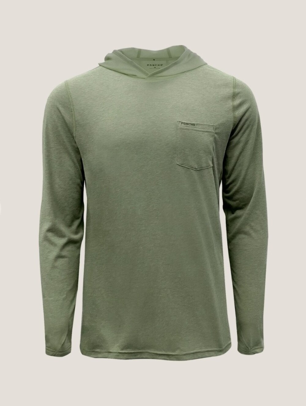 Poncho Men's Sweatshirt Hoodie Size Medium NWT The Boundary Waters - Picture 1 of 10